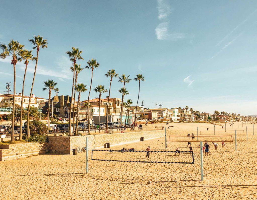 We can help you create your New custom-built beach house overlooking Manhattan Beach with its ongoing volleyball games.